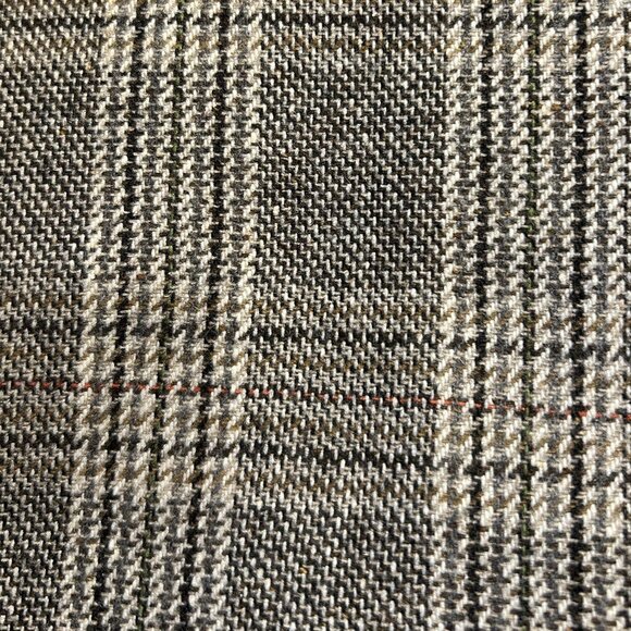 Talbot's Long Wool Blend Blazer - Glen Plaid - Picture 5 of 7